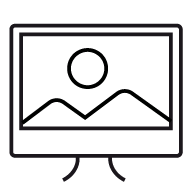 A desktop computer icon