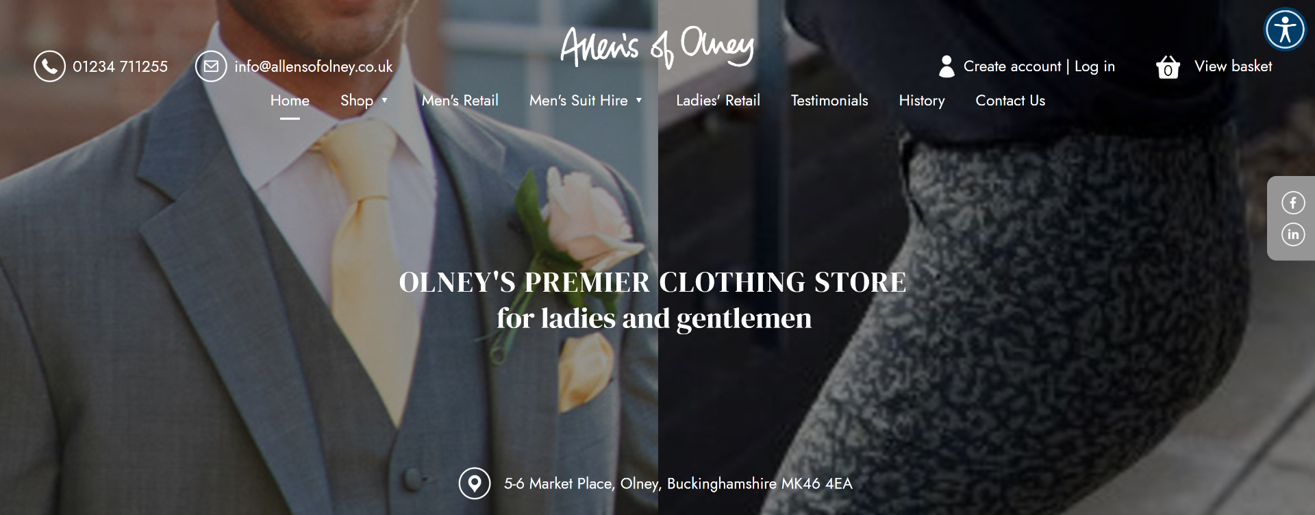 Allens of Olney it'seeze online shop